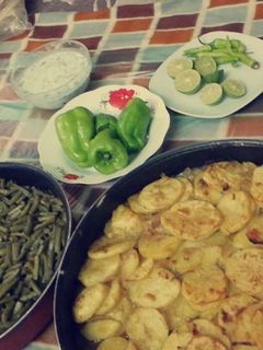 صورة لوصفة صينيه بطاطا مع البصل لذيييذه😋