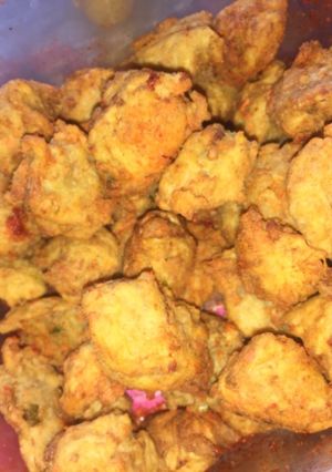 Foto resep Cemilan tempe goreng pedas
