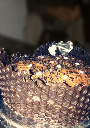 A picture of Nuttella choco cake.