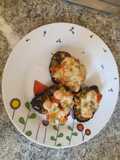 Minis pizzas de berenjenas🍆🍆..