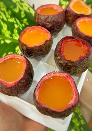 Hình của món Thạch Chanh Dây.