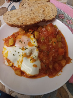 Una foto de Shakshuka