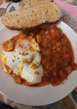 Una foto de Shakshuka
