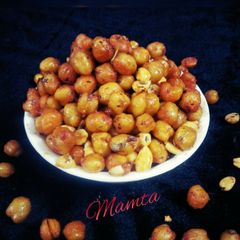 A picture of Roasted Chana/Chickpea.(Baked).