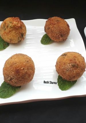 A picture of Rice Croquettes.