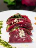 Beetroot mini tacos