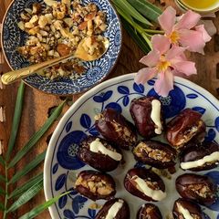 A picture of Stuffed Dates| Ramadan Special.