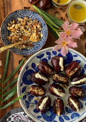 A picture of Stuffed Dates| Ramadan Special.