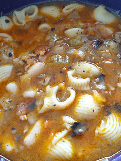 Una foto de Sopa minestrone
