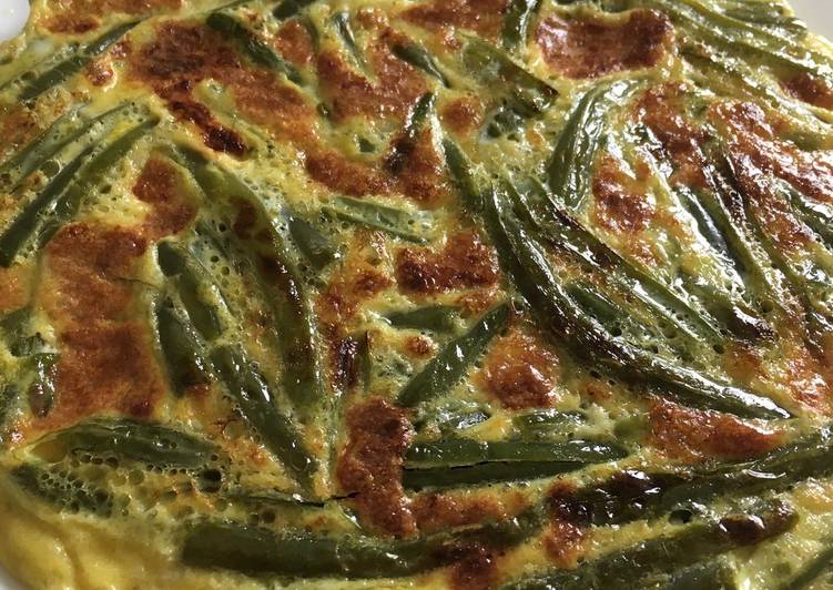 Frittata con i fagiolini 😊