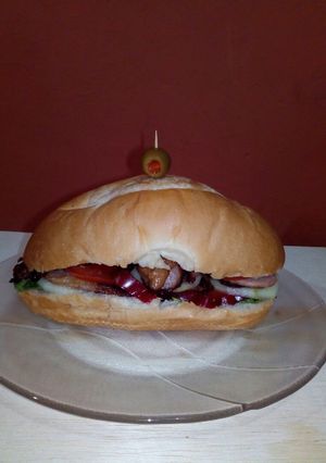Una foto de Sándwich De Pavo Ahumado