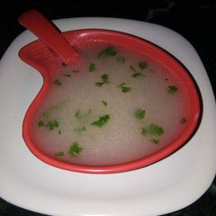 A picture of Rice water soup.