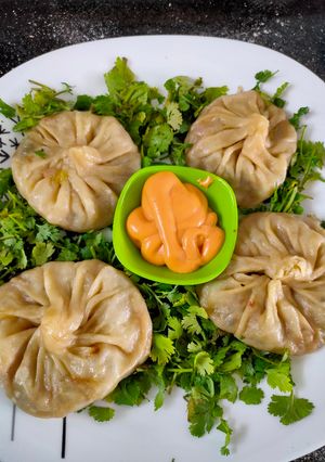A picture of Veg Steamed momos.
