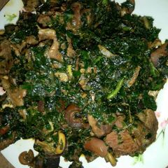 A picture of Assorted vegetable soup.