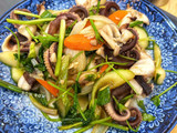 Bạch Tuộc Xào Dưa Leo