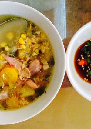 Foto resep Sup ayam jagung