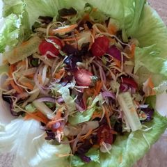 A picture of Yummy vegetable salad.
