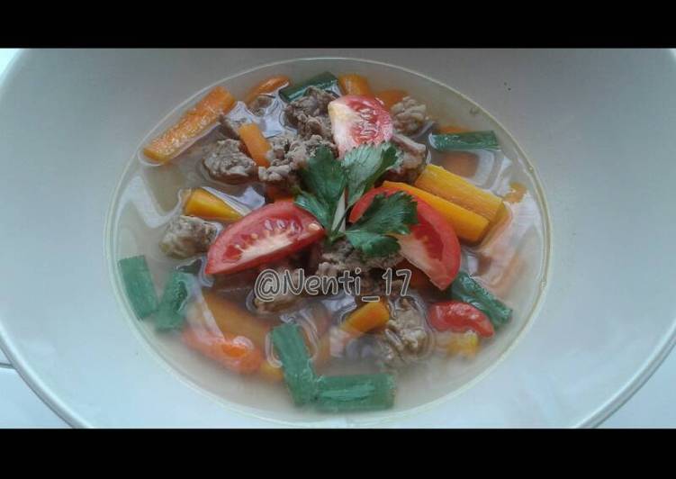 Sop Daging Iga super simpel