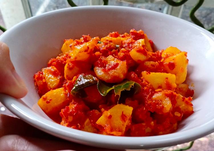 Resep Balado Udang Kentang, Bisa Manjain Lidah