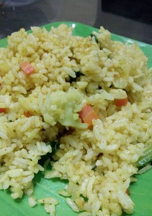 Foto resep Nasi goreng kari