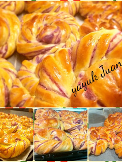 Foto resep Roti ubi ungu