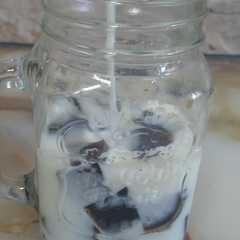 Una foto de Coffee jelly (gelatina de café)