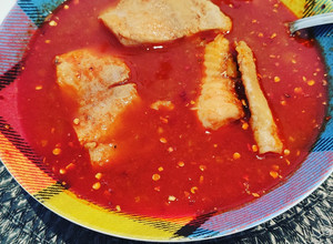 Halászlé gyorsan és egyszerűen recept fotója