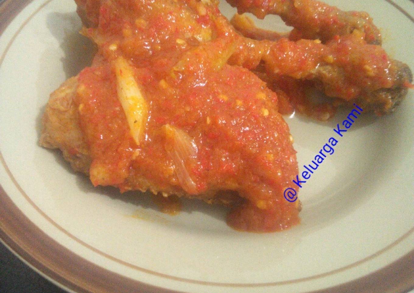 Ayam saos Padang