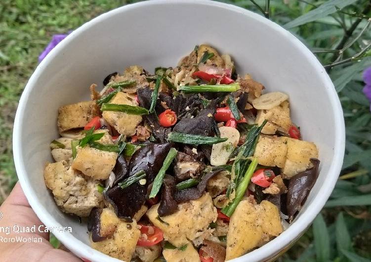 Oseng tahu kucai