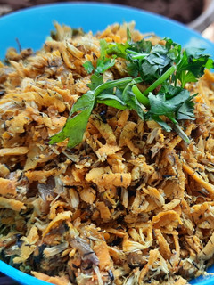 कच्च्या फणसाची भाजी (kachya fansachi bhaji recipe in marathi) रेसिपी चे मुख्य फोटो