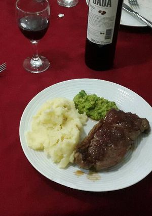 Una foto de Bife angosto, Bife de chorizo