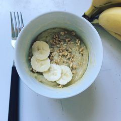 A picture of Microwave Healthy Banana Cake!.