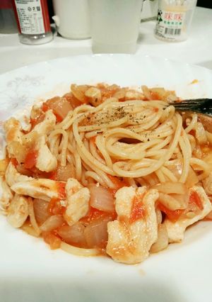 番茄雞肉義大利麵🍅 的食譜成品照片
