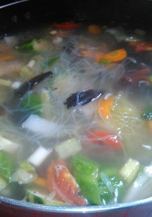Foto resep Sup bihun oyong