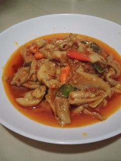 Foto resep Tumis pedas Kulit Ayam