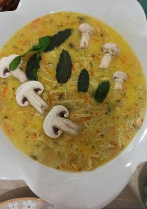 عکسی از دستور سوپ شیر 🥣