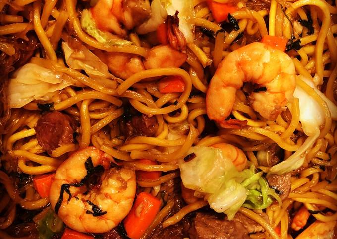 Steps to Prepare Super Quick Homemade Pancit Canton