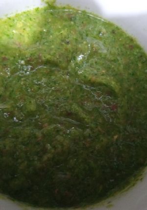 A picture of Kairi ki chutney.