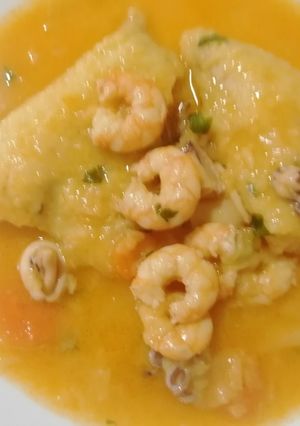 Una foto de Merluza en salsa!!