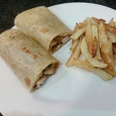 Roti wrap A picture of Roti wrap.