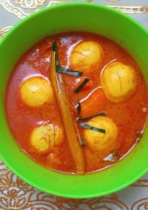 Foto resep Telur bumbu gulai