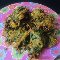 A picture of Crispy potatoes fritters.