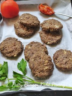 Foto resep Patty Burger Kulit Pisang