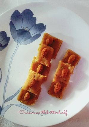 A picture of BREAD BURFI ♥️.