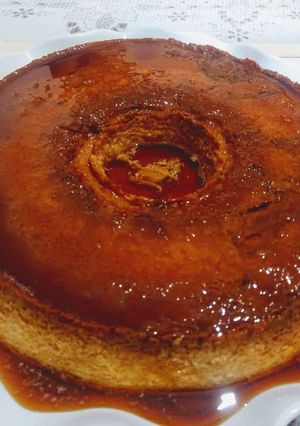 Una foto de Flan Casero