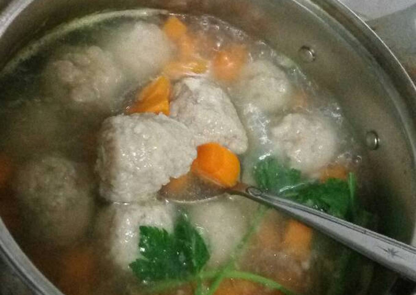 Sop bakso homemade