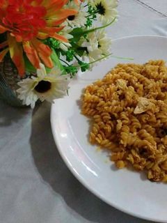 Foto resep Tumis makaroni telur