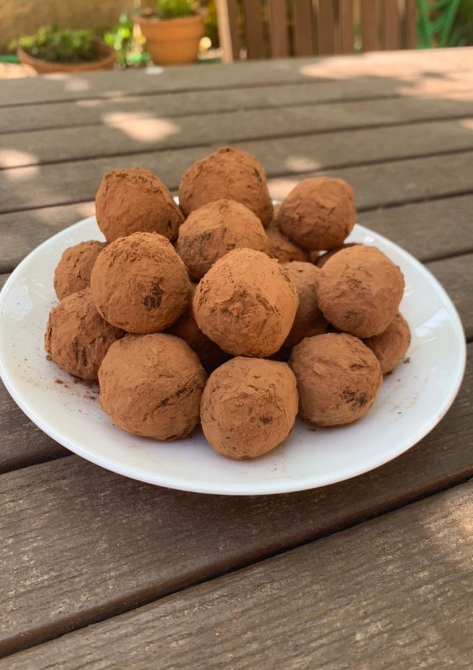 Una foto de Trufas caseras