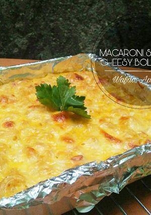 Foto resep Macaroni schotel cheesy bolognise