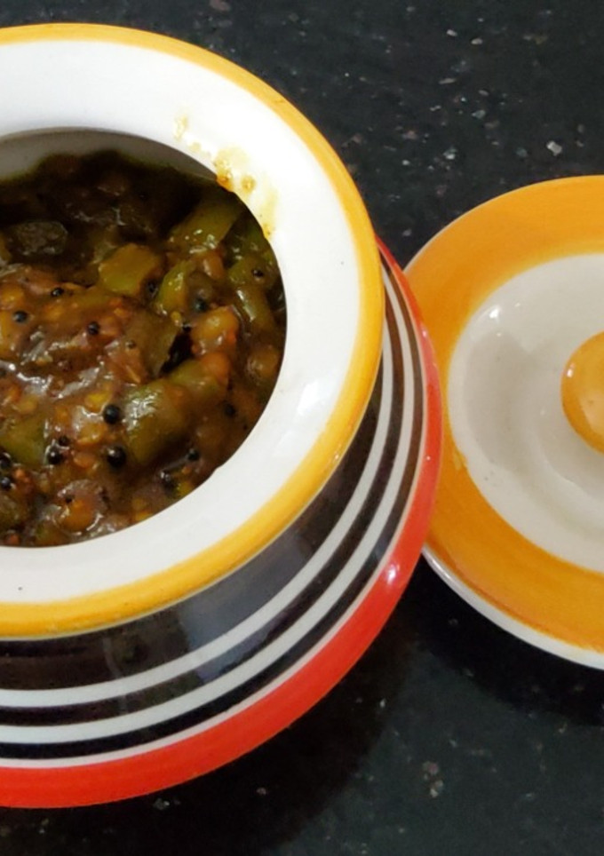 பச்சை மிளகாய் பச்சடி செய்முறை முக்கிய புகைப்படம்